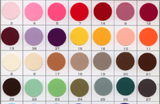 ツイル生地色見本帳